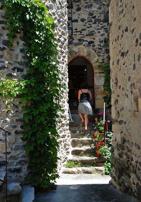 la rue du Four - Hameau de la Roche 