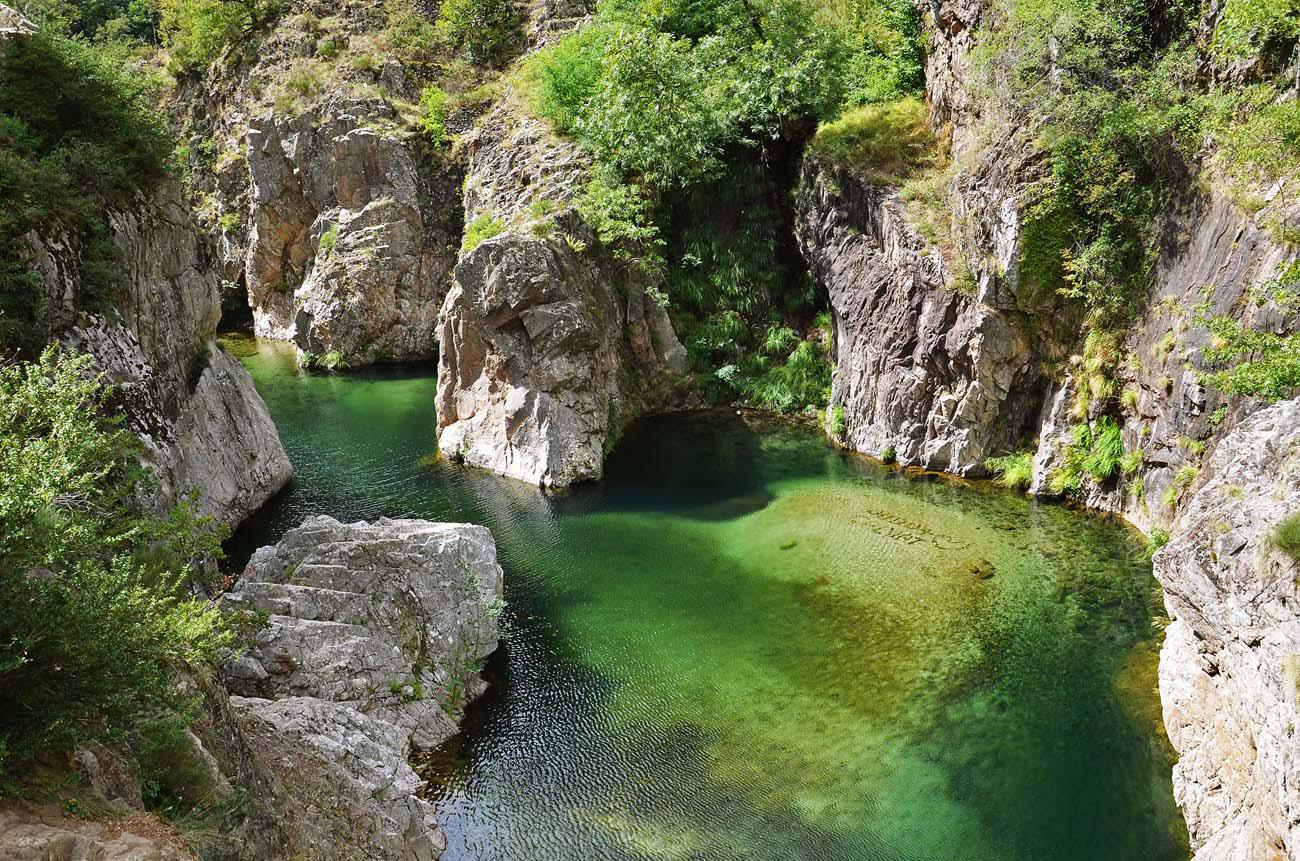 l'Ardèche sous le Pont du Diable